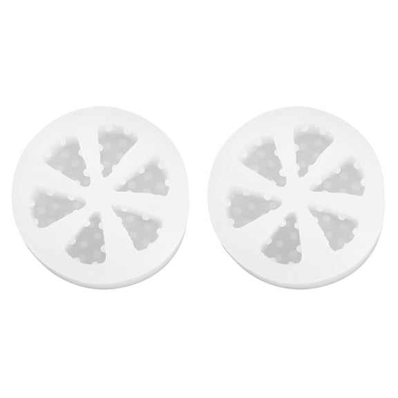 GOOHOCHY 2Pcs Cheese Shape Mold For Baking And Diy Projects In Transparent Silicone