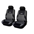 thumbnail image 1 of 2 Pcs Washable Classic Embroidery Front Seat Covers Set Car Interior Accessories, 1 of 5