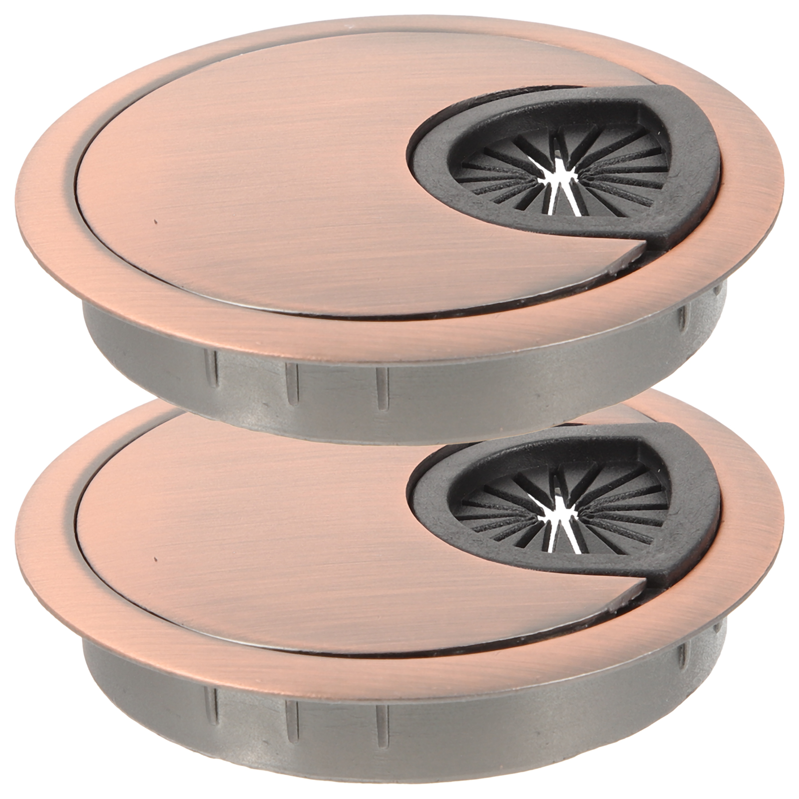 2 Pcs Washers Computer Cable Hole Cover Desk Wire Grommet Cable Grommet