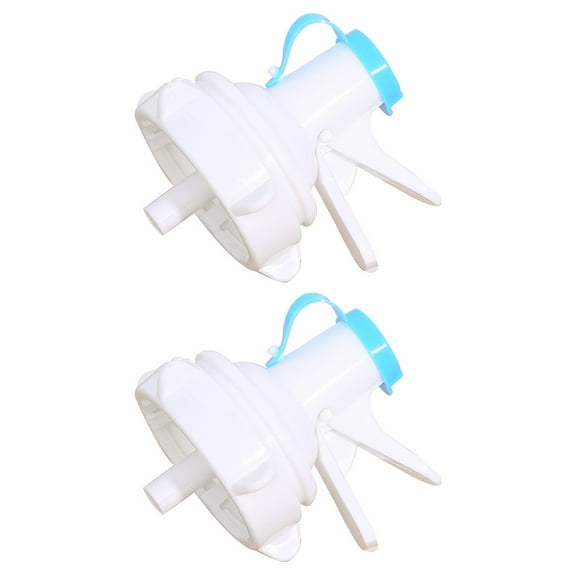 2 Pcs Water Bottle Water Jug Dispenser Valves Cooler Faucet Tap Bottled Water Spout Faucet Water Spout White Plastic