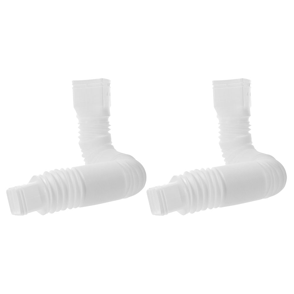 2 Pcs Water Gutter Downspout Hose Gutter Extension Flexible Drainage