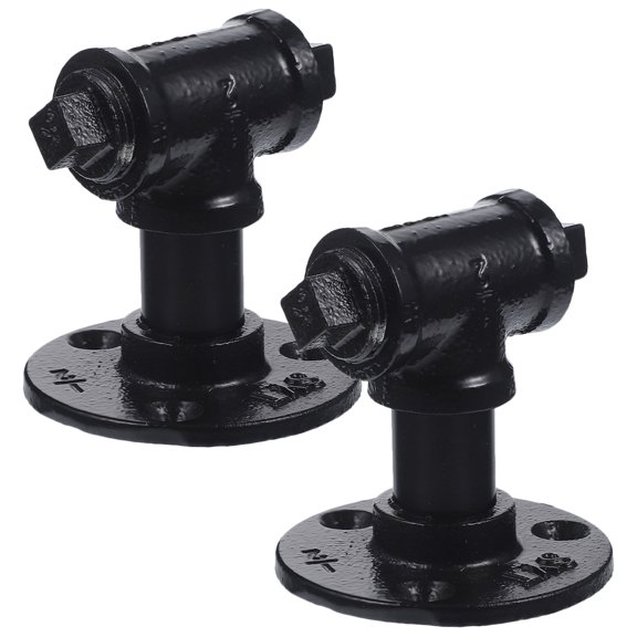 2 Pcs Water Pipe Cabinet Door Handle Cabinet Door Handle Cupboard Door Pulls Black