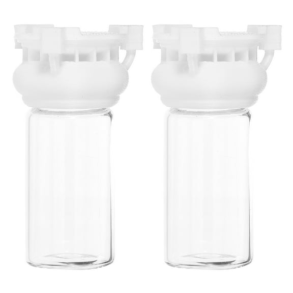 HOMEMAXS Transparent Ant Feeder with Glass and Plastic Material for Daily Use Stable and Durable 2pcs