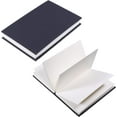 thumbnail image 1 of 2 Pcs Watercolour Hardback Concertina Blank Accordion-fold Design DIY Notebook Protable Journal Watercolor Sketchbook 6.4 x 4.3 Inch Black DIY, 1 of 9