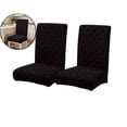 thumbnail image 1 of 2 Pcs Waterproof Chair Covers for Dining Room, Stretch Jacquard Dining Chair Slipcovers Removable Washable Chair Protector for Kitchen, Hotel, Restaurant, 1 of 6