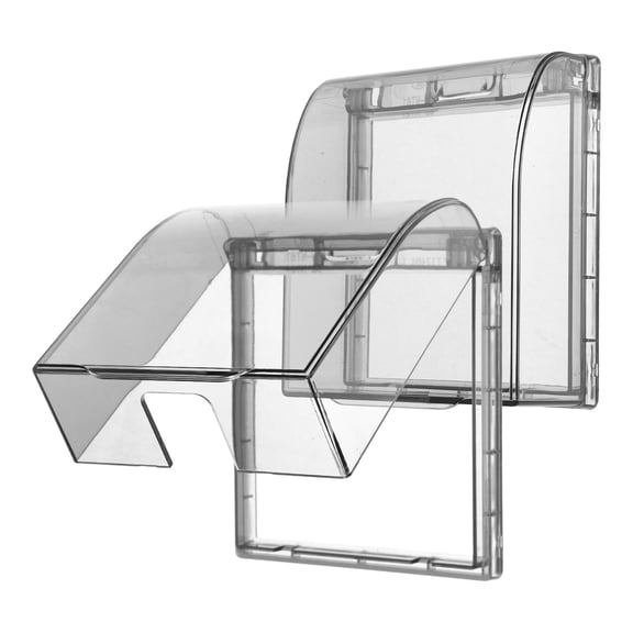 2 Pcs Waterproof Socket Protection Cover Self-adhesive Case Child