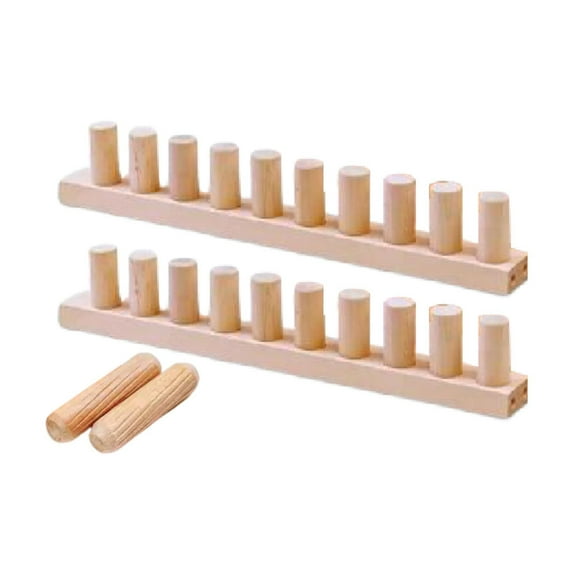 2 Pcs Weaving Loom Chunky Blanket Loom Knitting Hand Crochet Wooden Frame for Adults DIY Hobby Beginners