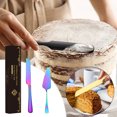 thumbnail image 1 of 2 Pcs Wedding Cake Knife and Server Set, Stainless steel Cake Knife and Server Set with Gift Box, Long Thick Cutlery for Wedding, Birthday, Parties and anniversary (Purple), 1 of 7