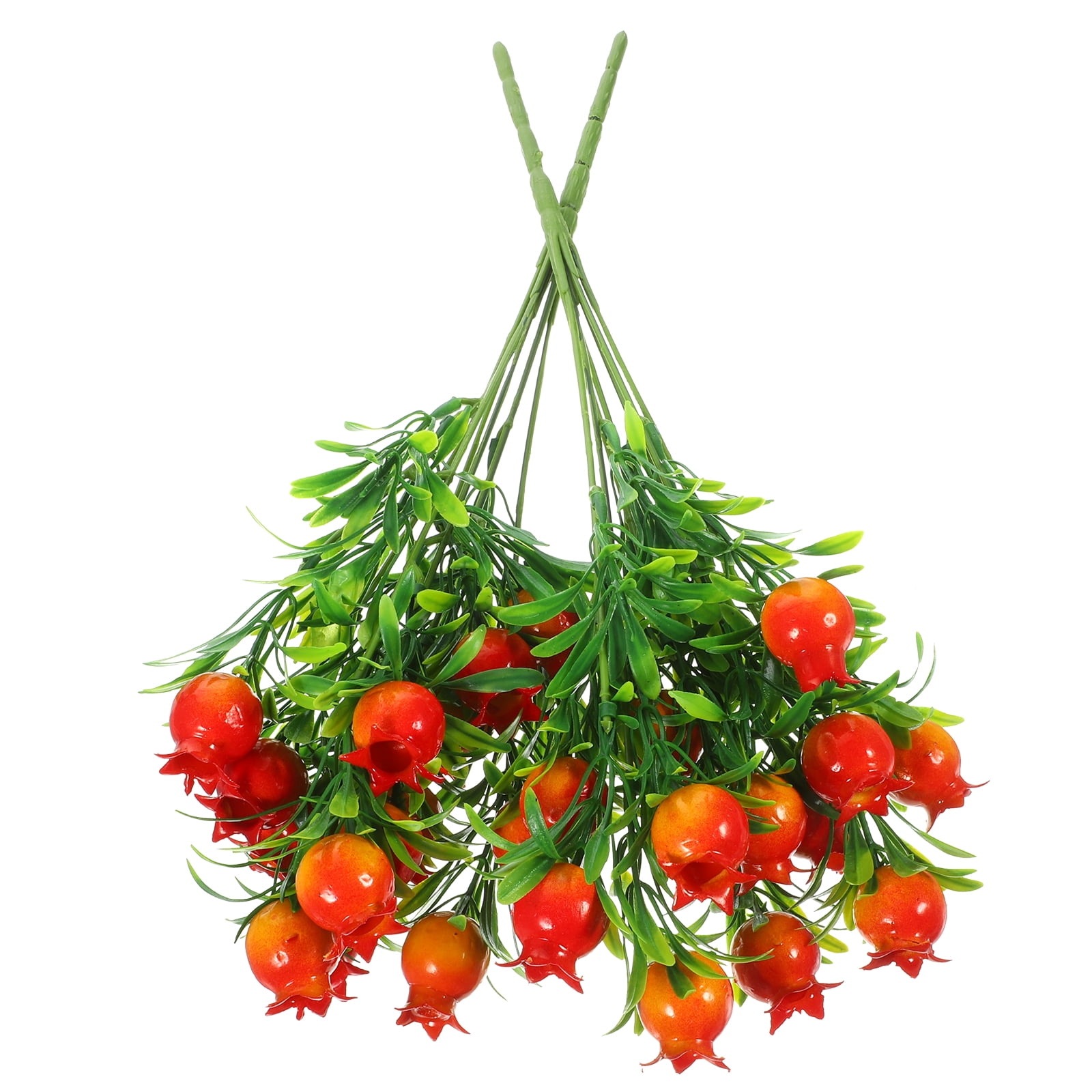 2 Pcs Wedding Decorations Plant Decor Artificial Fruit Fruit Branchs