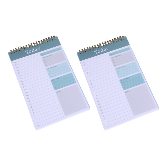 2 Pcs Weekly Planner Stationery Notebook Planning Pad Management Notebook Daily Planner for Students
