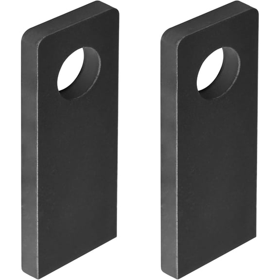 2 Pcs Weld-On Trailer Ramp Gate Hinge Holder Bracket for Dump Trailers, Fits 1-1/2" Shaft