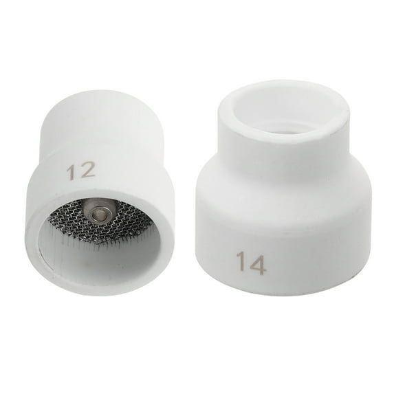 2 Pcs Welding Accessories Ceramic Welding Torch Cup //TIG Welding Cup TIG Gas Lens Tig Cups Welding Supply