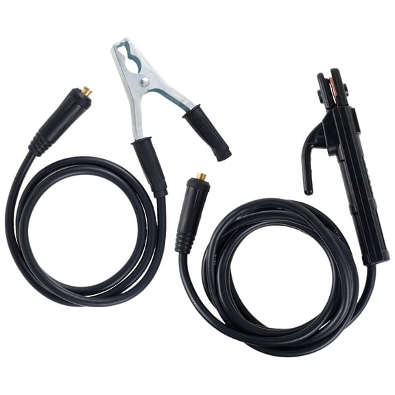 2 Pcs Welding Electrode Holder Stick Plier with Cable Copper MMA/ARC Welding Ground Clamp with Cable Stable Welding Rod Clamping Tool Welding Stick Plier Clamp for 300A Welder Machine