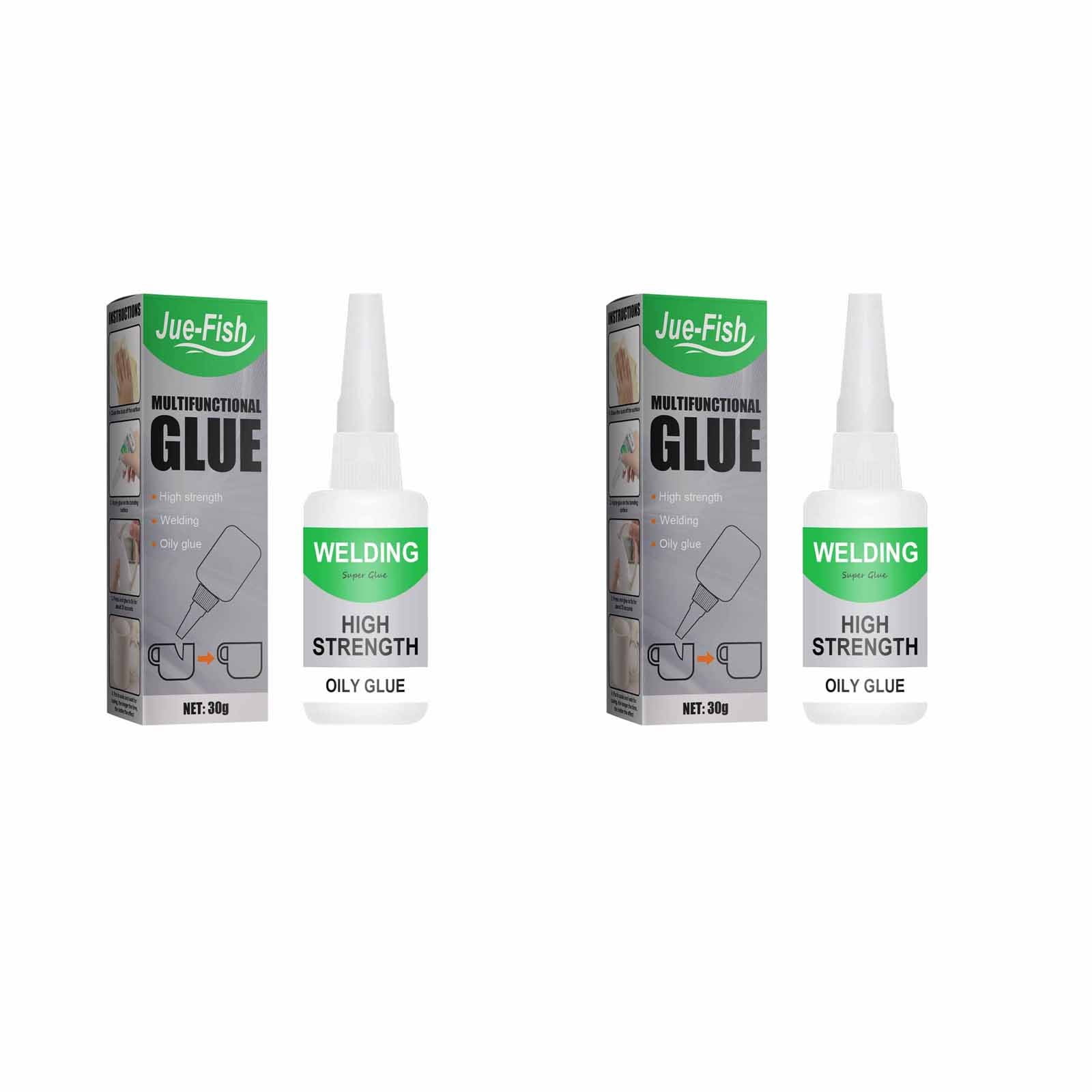 2 Pcs Welding HighStrength Oily Glue Strong Plastic Glue Fast Repair
