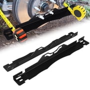 2 Pcs Wheel Alignment Tools, Precise Camber Toe Alignment Boards, Stainless Steel Automotive Camber Alignment Plates, Align Measuring Tools with Hanging Holes, Fit Most Vehicles