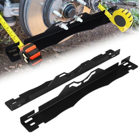 2 Pcs Wheel Alignment Tools, Precise Camber Toe Alignment Boards, Stainless Steel Automotive Camber Alignment Plates, Align Measuring Tools with Hanging Holes, Fit Most Vehicles