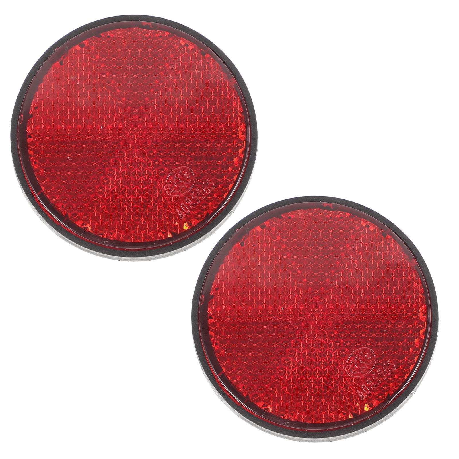2 Pcs Wheel Rear Warning Reflector Red Reflector ATV Accessory Bike Reflector Reflective Disc for Bike