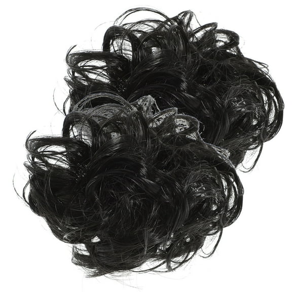 2 Pcs Wig Braids Brioche Buns Bobby Pins for Women Clips Hair Curly Wigs Women's