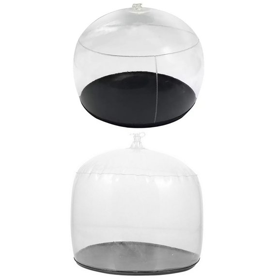 ifundom Inflatable PVC Hat Support Rack 2-Pack Transparent Display Stands for Home and Retail Shops