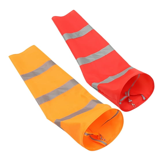 2 Pcs Wind Vane Windsock Direction Flag Directional Socks Outdoor Heavy Duty Indicators Airport Pendant