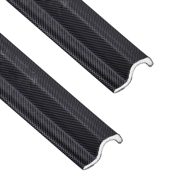 2 Pcs Window Seal Strip Self-Adhisive Soundproof Seal Strip Draft Stopper Sweep, Door Stripping - Black