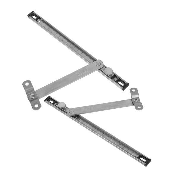 DEEPCRAFF Balcony Window Security Bar Steel Renters 2Pcs 8.06X0.51X0.16in