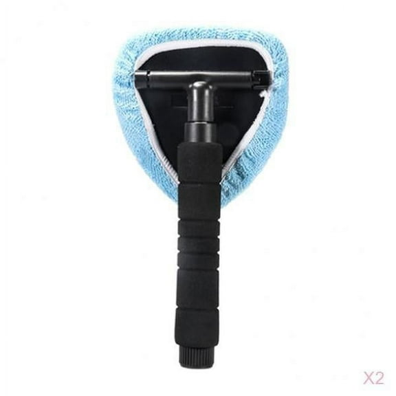 2 Pcs Windshield Cleaner Car Window Wiper Scrubber Cleaning Tool