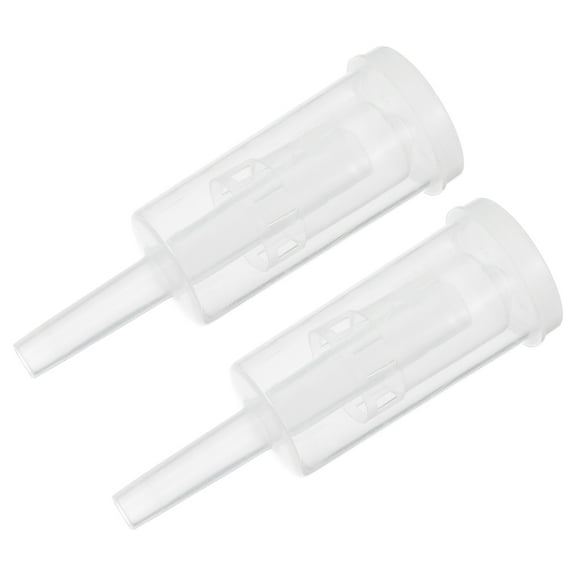 Houderco Exhaust Valves Transparent Plastic 2Pcs 4.52X1.57X1.57in
