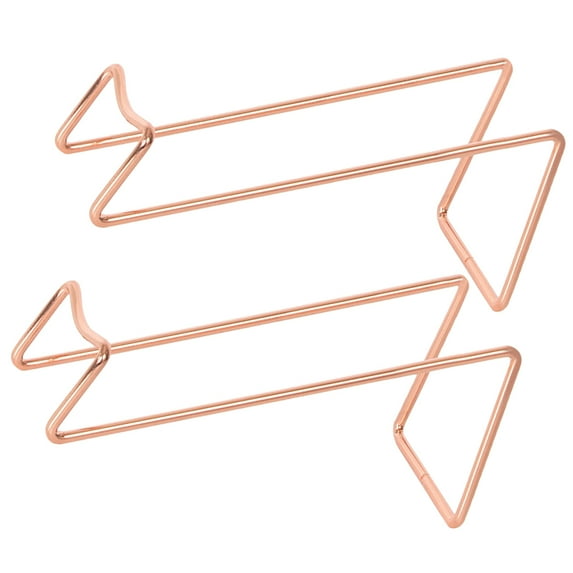 2 Pcs Wine Stand Metal Rack Modern Display Shelf Decor Water Bottle Countertop Holders