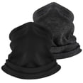 thumbnail image 1 of 2 Pcs Winter Neck Gaiter Neck Warmer Ultra-Soft Circle Scarf for 6-10 Years Old Boys Girls - Blac, 1 of 7