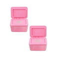 thumbnail image 1 of 2 Pcs Wipes Dispenser, Large Capacity Wipe Holder, Seal-Designed Dust-Proof Wet Wipes Container for Fresh Wipes, Non-Slip Wipes Case, Wipe Container with Sealing Design Lid, 1 of 4