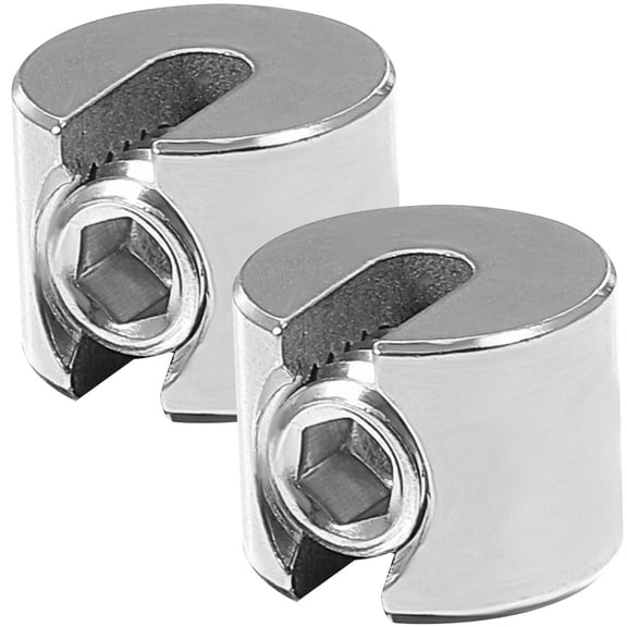 2pcs M4x2 Stainless Steel Wire Rope Clamp Cable Fastener
