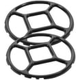 thumbnail image 1 of 2-Pack Wok and Coffee Pot Stove Burner Grate Covers, Anti- Enamel Support Racks for Gas Cooktop, Small Size, 1 of 6