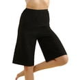 thumbnail image 1 of 2 Pcs Women Culotte Half Slips Seamless Bloomer Pettipants Wide Leg Pants Liner Slip Shorts, 1 of 6