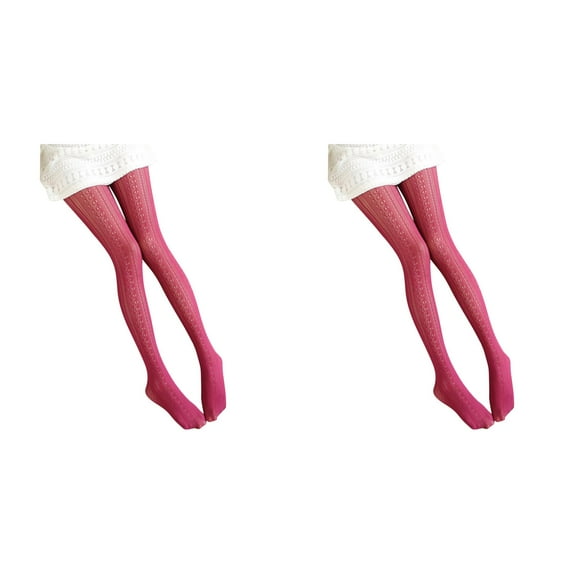 2 Pcs Women's Carved Lace Tights Stocking