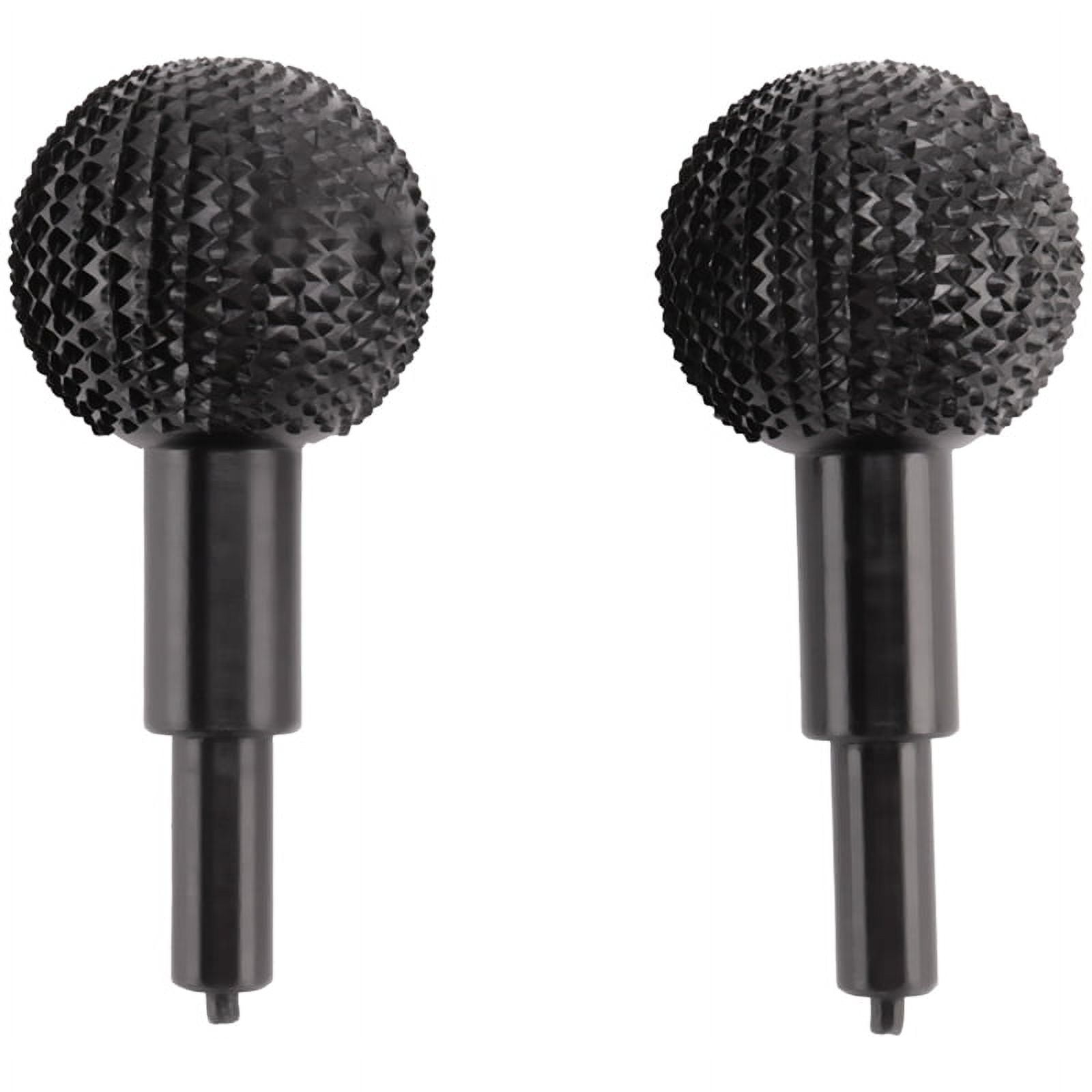 2 Pcs Wood Burr Grinding - Burr Carving Wood Rasp Grinding Round File ...