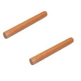 thumbnail image 1 of 2 Pcs Wood Rolling Pin Dough Roller, Wooden Rolling Pin for Baking Pasta Fondant Wooden Rolling Pin for Baking Pizza making, Professional Dough Roller Rolling Pins Wood, 11.81x1.06 Inch, Large, 1 of 4