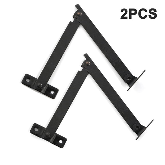 2 Pcs Wooden Box Support Tripod Antique Hinge Gift Box Corner Movable Support