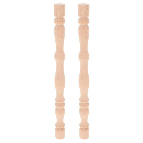 2 Pcs Wooden Pillar Home Small Wooden Roman Pillars Wooden Corridor Pillars Wooden Column Pillars Small Pillars