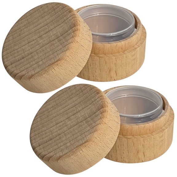 Wooden Tooth Keepsake Box with Acrylic Jar, Double Layer Lost Tooth Storage Container, Tooth Fairy Gift for Little Ones