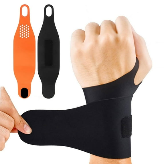 2 Pcs Wrist Brace Support,Ultra-Thin Compression Wrist Wrap,Elastics Wrist Brace,Adjustable Wrist Support Wrap,Wrist Band for Pain Relief,Arthritis Tendonitis,Carpal Tunnel,Black
