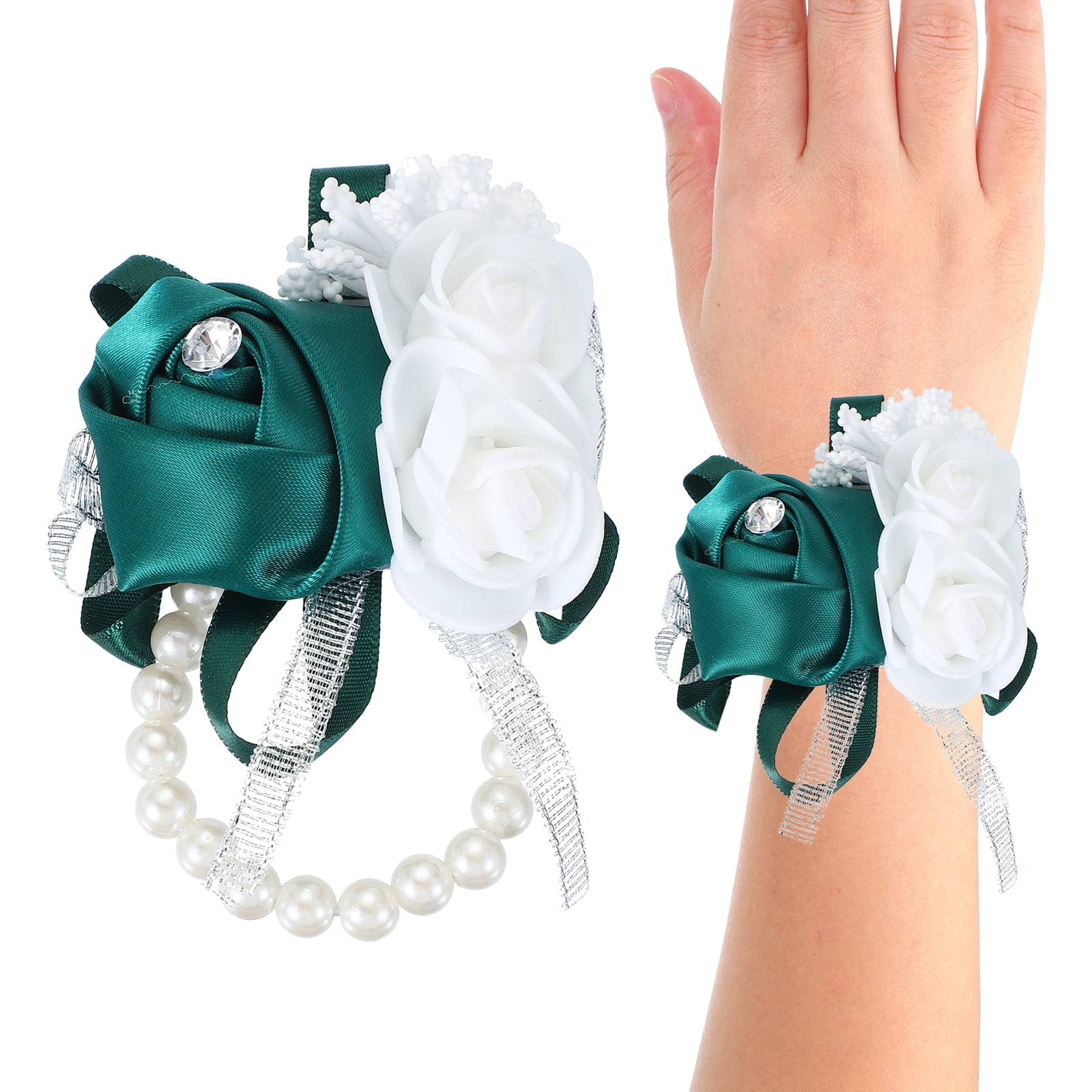 green emerald velvet dress Amazon.com: MAFELOE 2 Pieces Artificial Wrist Corsage and Boutonniere Set,  Groom Groomsmen Bride Bridesmaids Wedding Flowers Accessories Prom Party  Suit Decorations main image 0