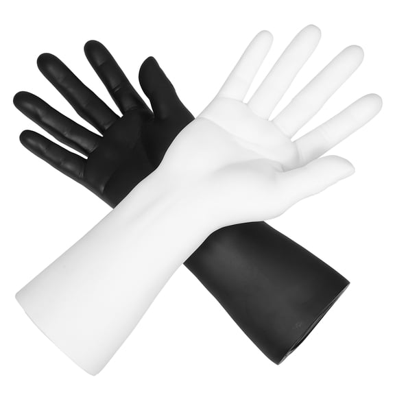 DINHEAROM Mannequin Hands Male Hand Mannequin Assorted Color 2Pcs Display Watches