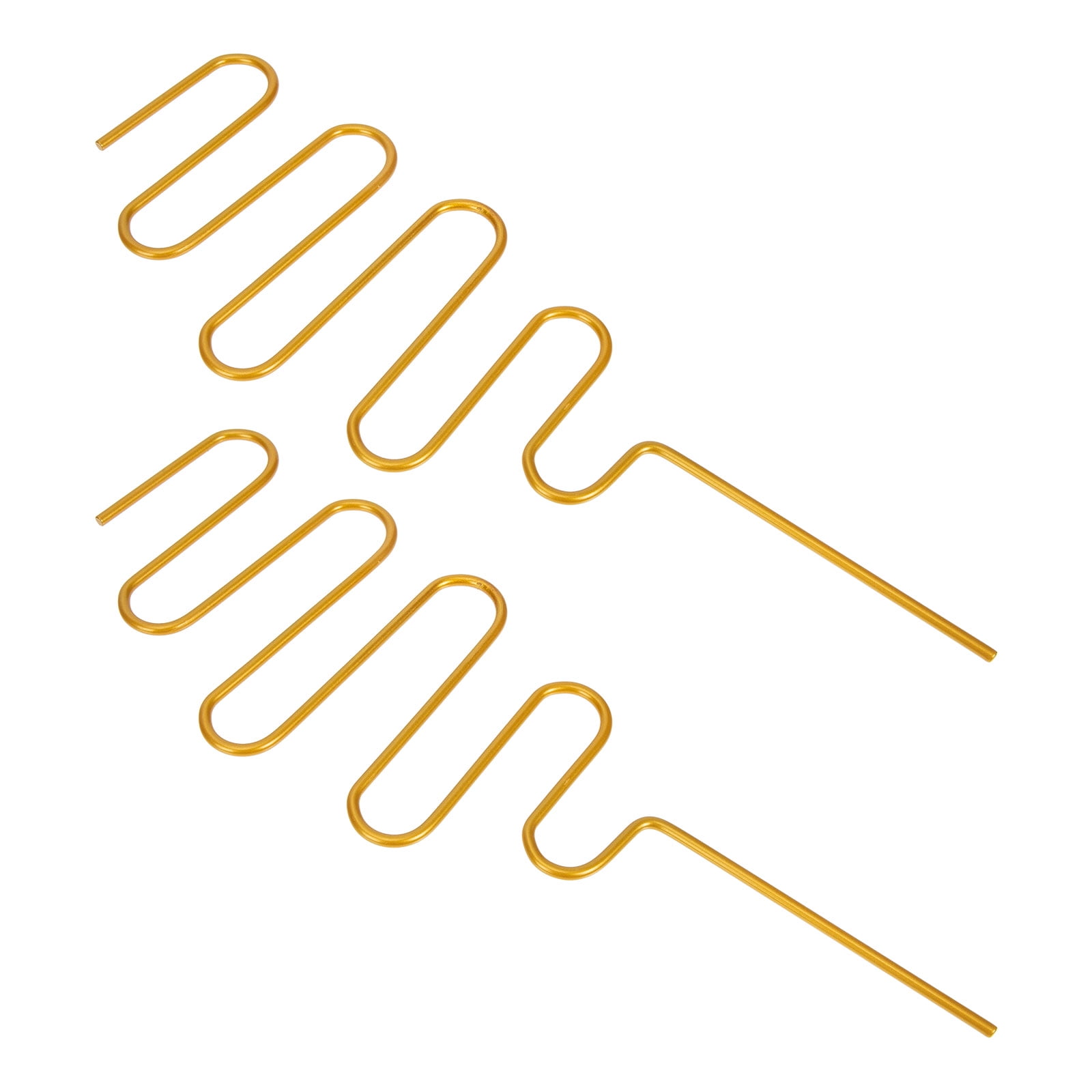 2 Pcs Wrought Iron Fixing Pole Mini Flower Pot Plant Stand