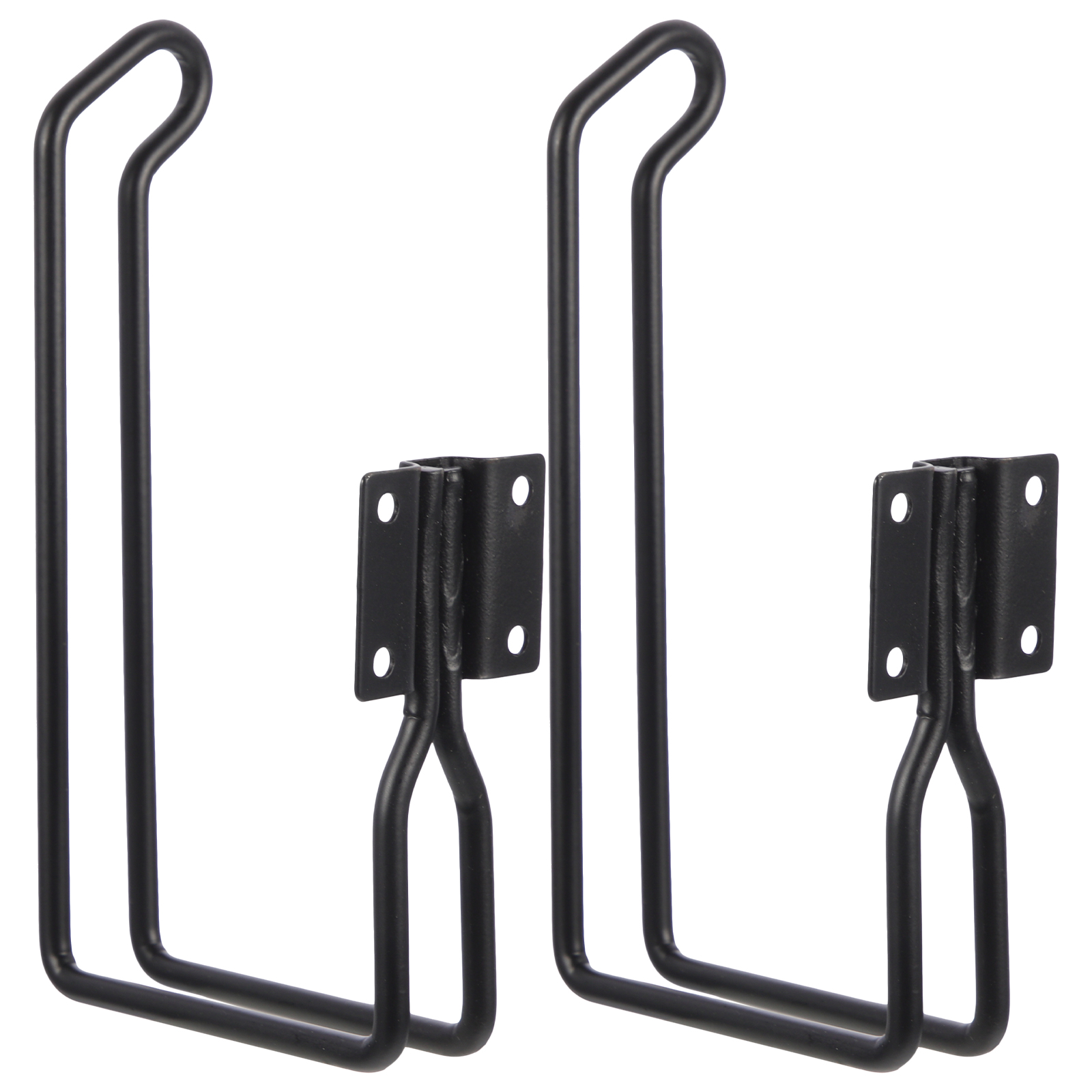 2 Pcs Wrought Iron Hook Wall Hanger Laundry Rack Purses Towel Clothing