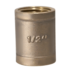2 Pcs XFITTING 1/2 FIP X 1/2 FIP COUPLING, Female NPT Brass Coupling, 202-3-9=2XX
