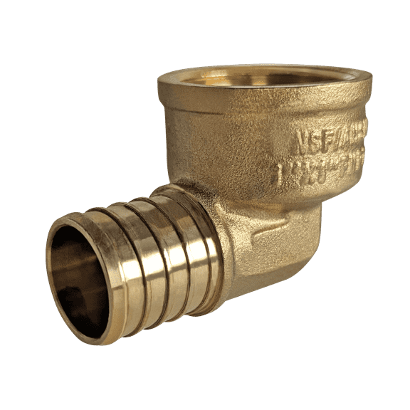 2 Pcs XFITTING 1 Inch Pex x 1 Inch Pex Female NPT Elbow