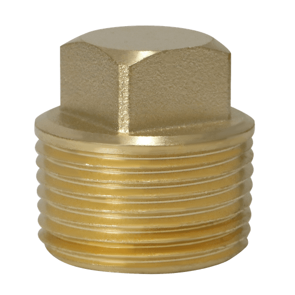 2 Pcs XFITTING 3/4" MALE PLUG, SQUARE HEAD, MALE NPT PIPE PLUG, 5-5-4=2XX