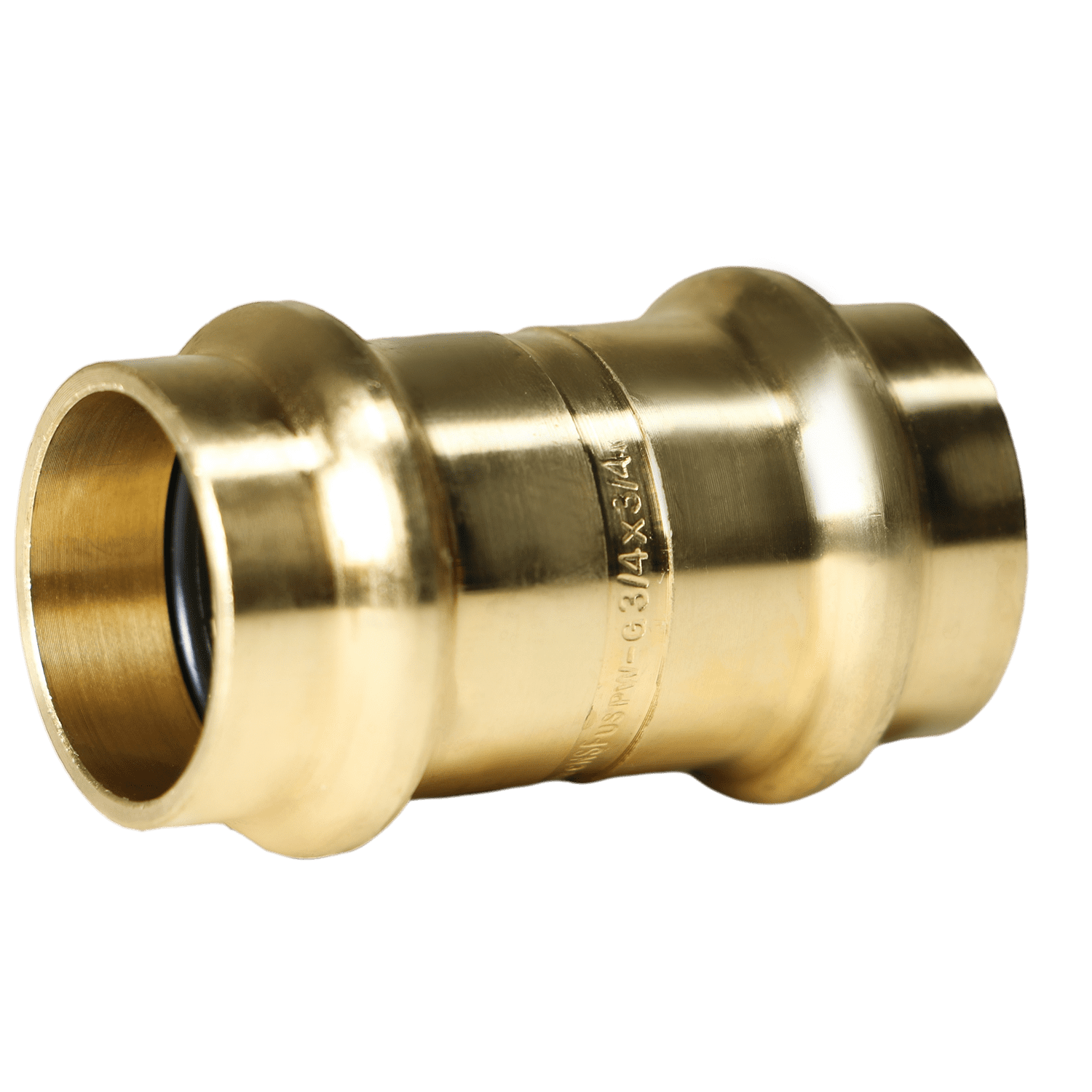 2 Pcs XFITTING 3/4 in x 3/4 in Press Coupling, Brass, - Walmart.com