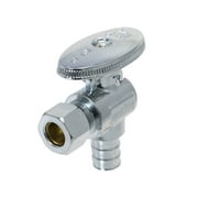 2 Pcs XFITTING OD Compression 3/8 Inch x 1/2 Inch Pex Angle Valve,